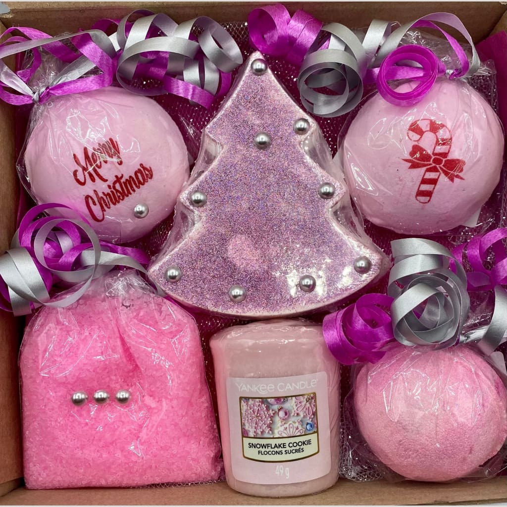 Christmas bath bomb gift set. - Christmas bath bombs