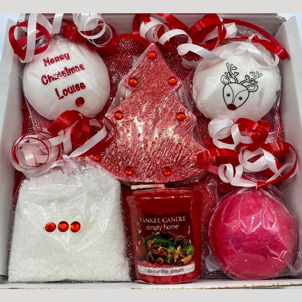 Christmas bath bomb gift set. - Christmas bath bombs