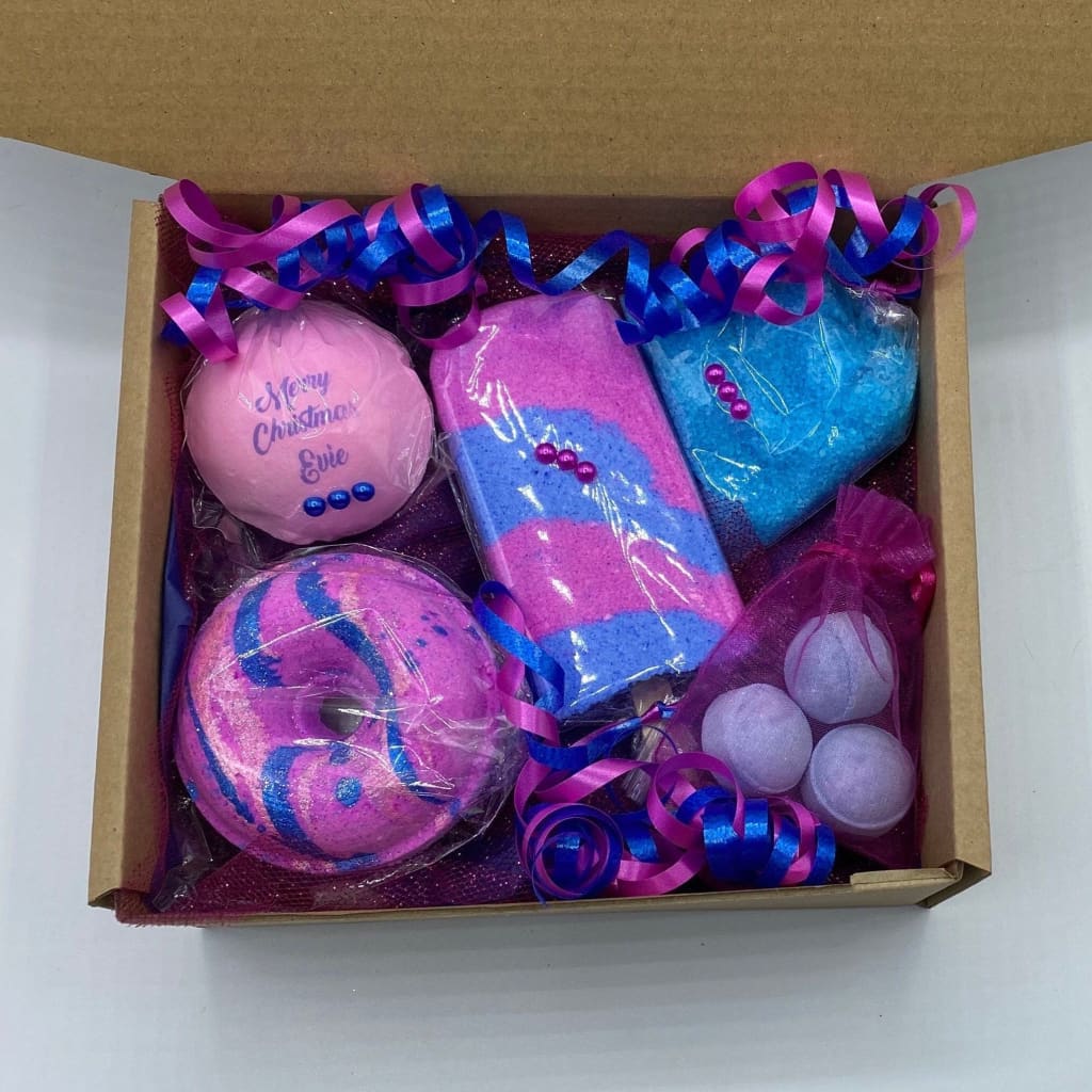Christmas Sweet Treats bath bomb gift set - Christmas bath 