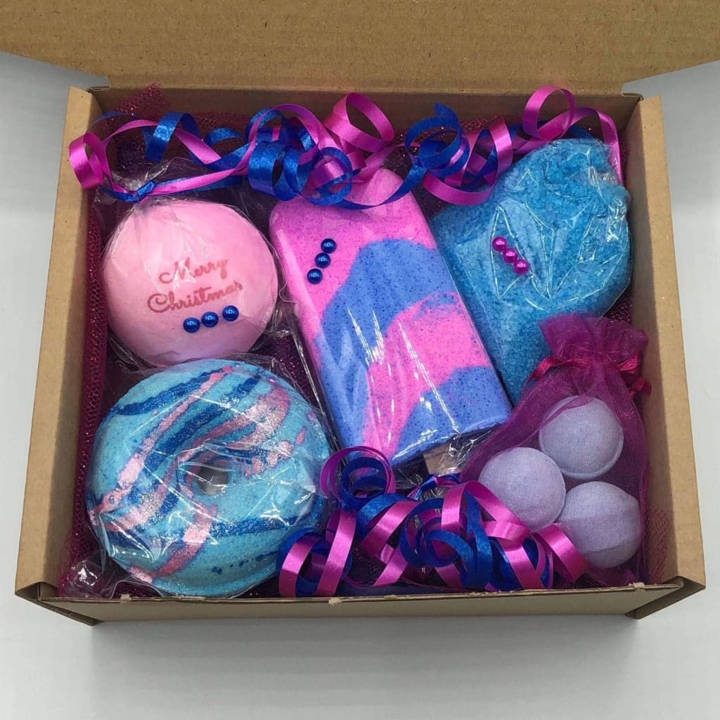 Christmas Sweet Treats bath bomb gift set - Christmas bath 