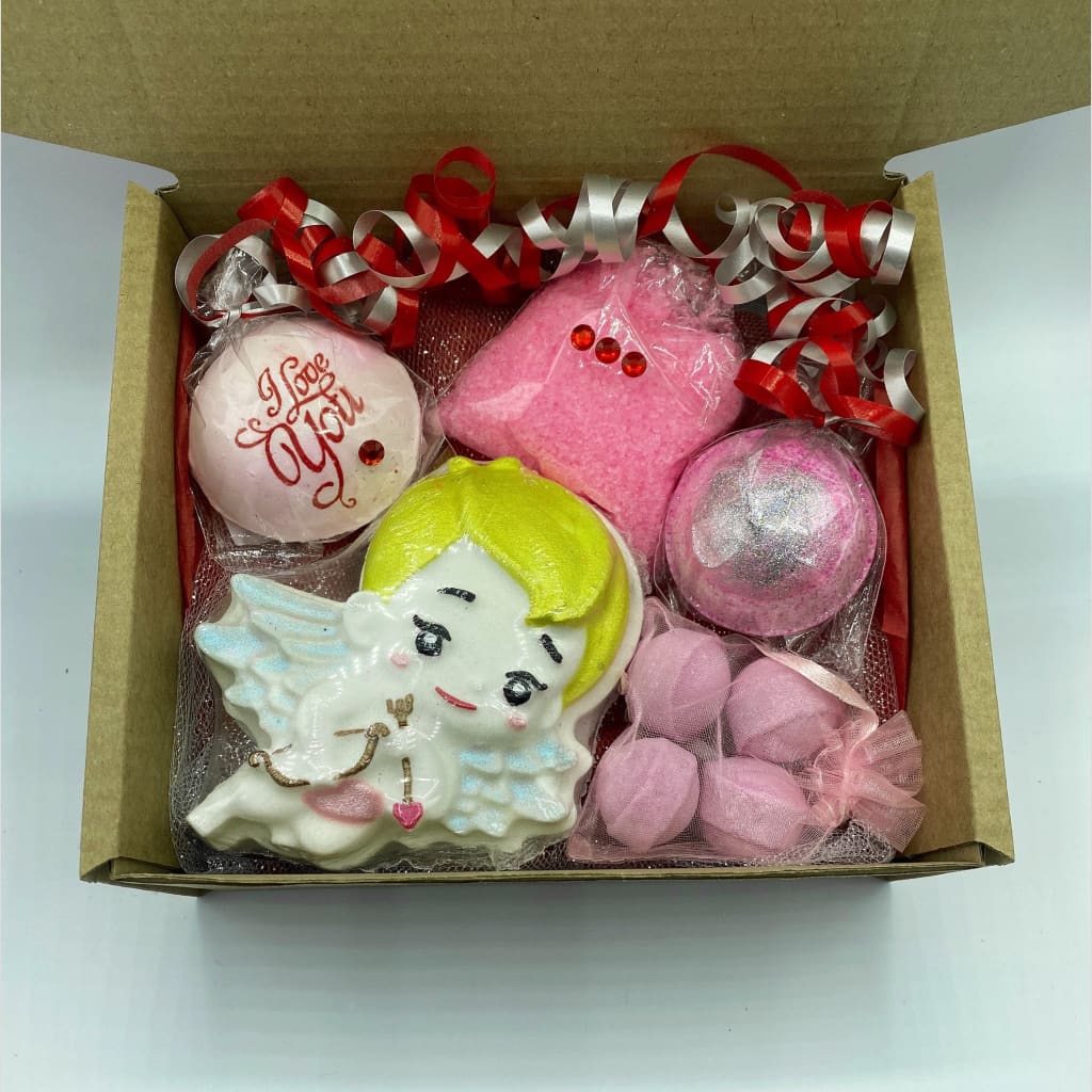 Cupid Valentines Bath Bomb Gift set