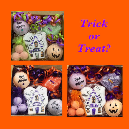Halloween trick or treat bath bomb gift set - Halloween