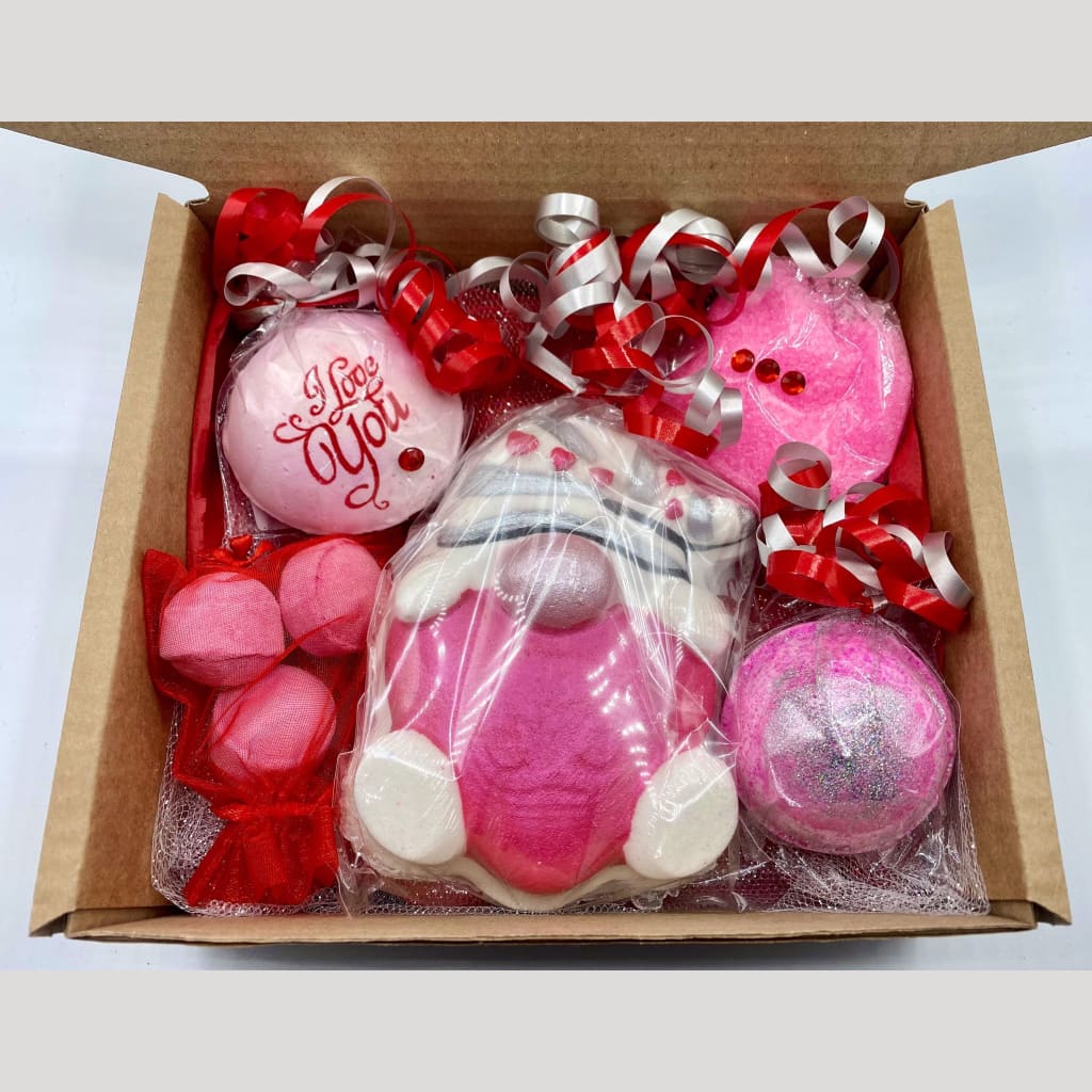 Heart Gonk Valentines Bath Bomb Gift set