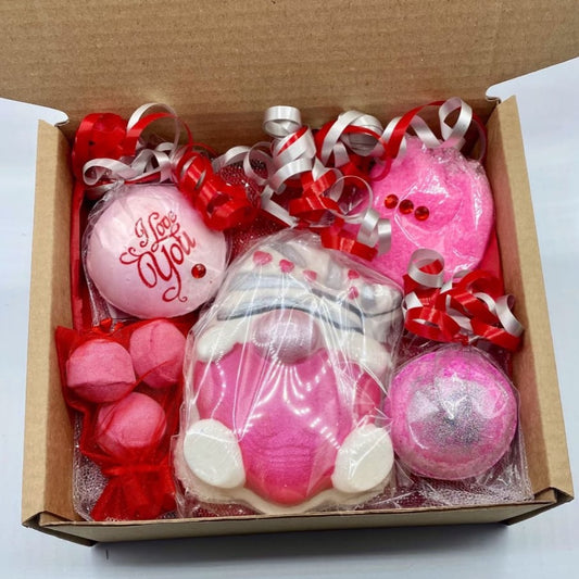 Heart Gonk Valentines Bath Bomb Gift set