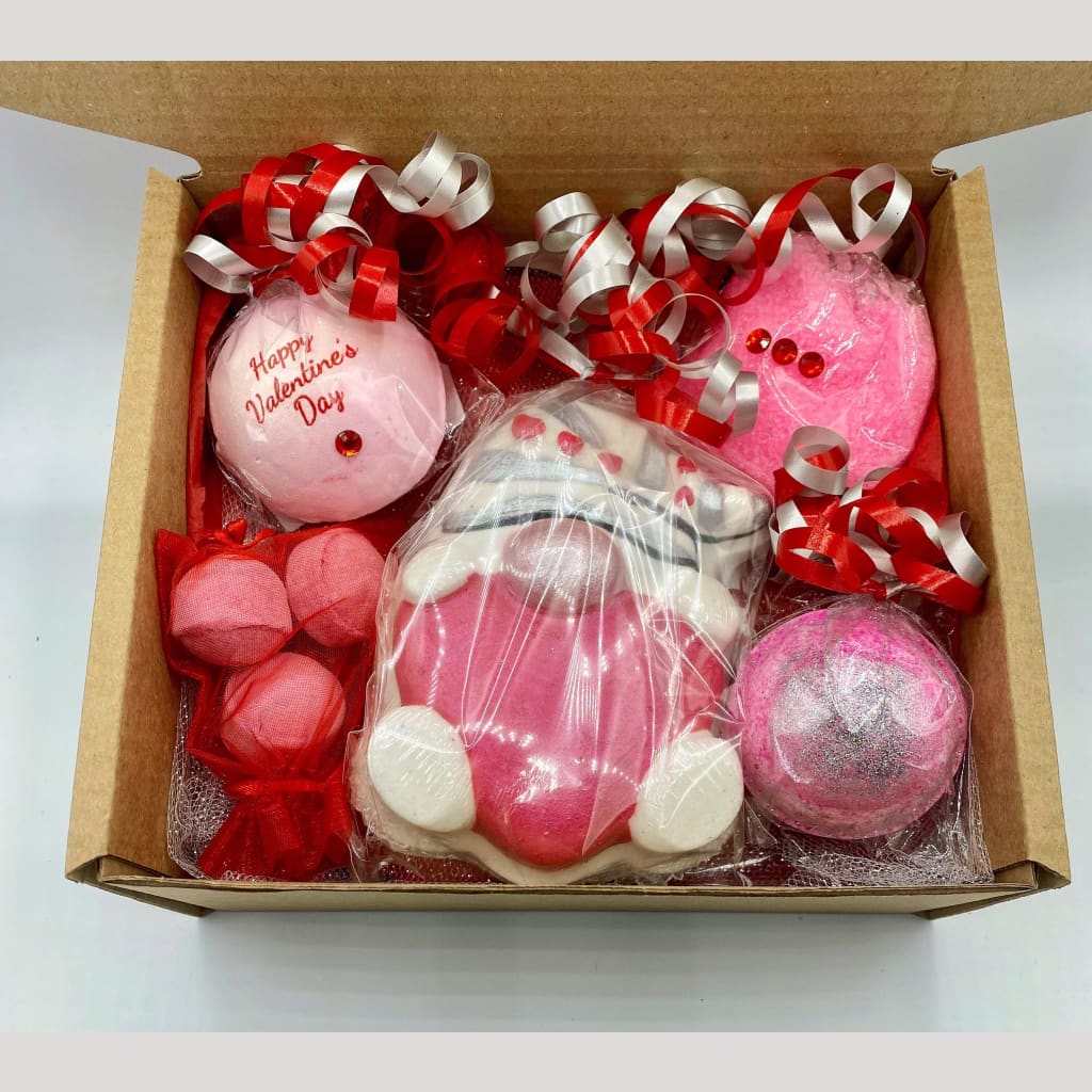 Heart Gonk Valentines Bath Bomb Gift set