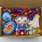 Superheroes Christmas bath bomb gift set.