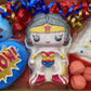 Superheroes Christmas bath bomb gift set.