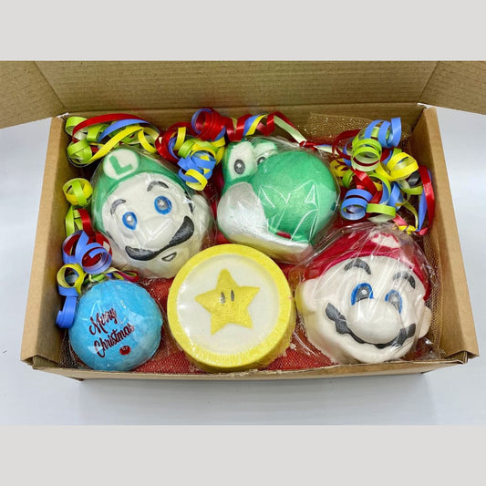 It’s-a-me Mario Christmas bath bomb gift set. - Christmas 