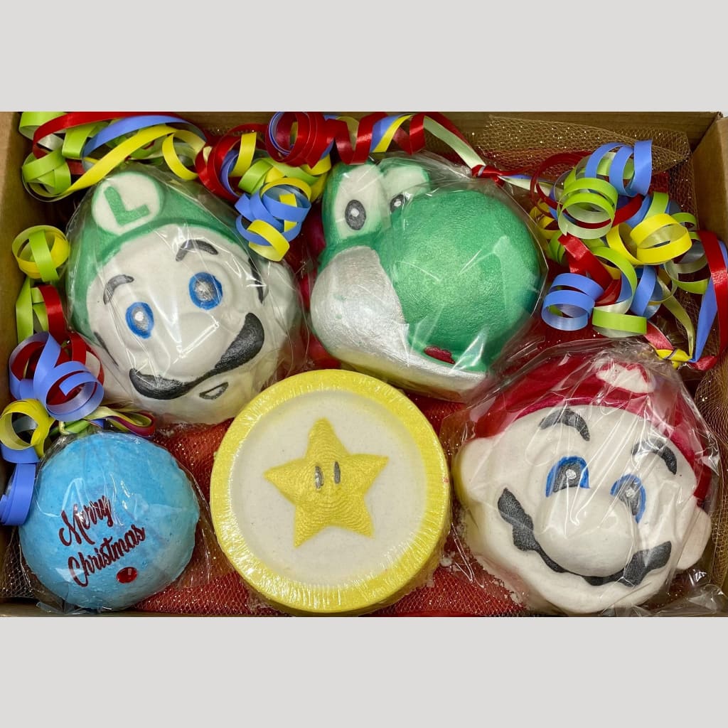 It’s-a-me Mario Christmas bath bomb gift set. - Christmas 