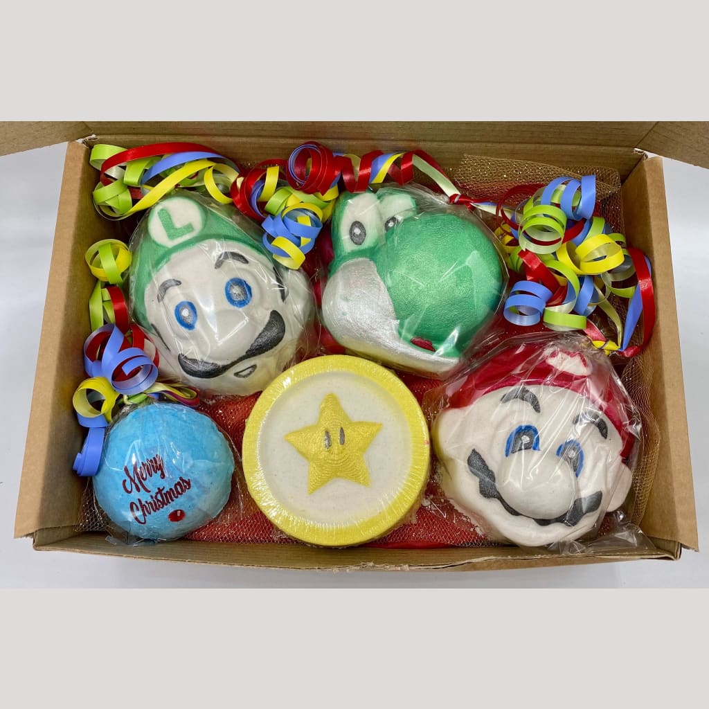 It’s-a-me Mario Christmas bath bomb gift set. - Christmas 