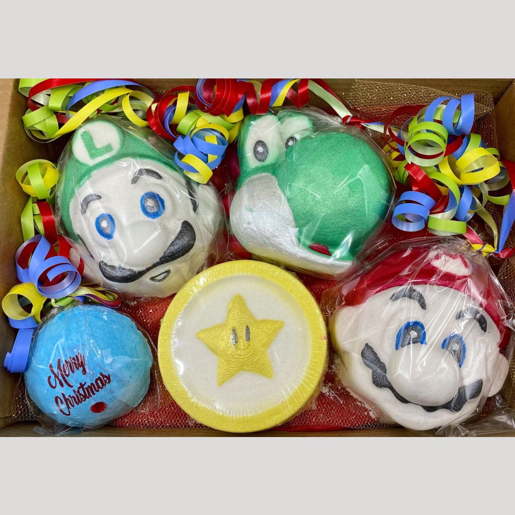 It’s-a-me Mario Christmas bath bomb gift set. - Christmas 
