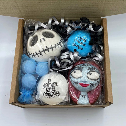 Jack and Sally Christmas Bath Bomb Gift Set - bath bombs