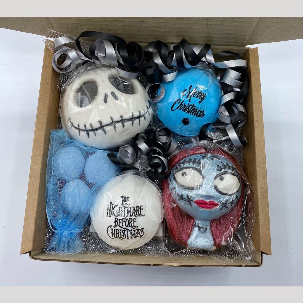 Jack and Sally Christmas Bath Bomb Gift Set - bath bombs