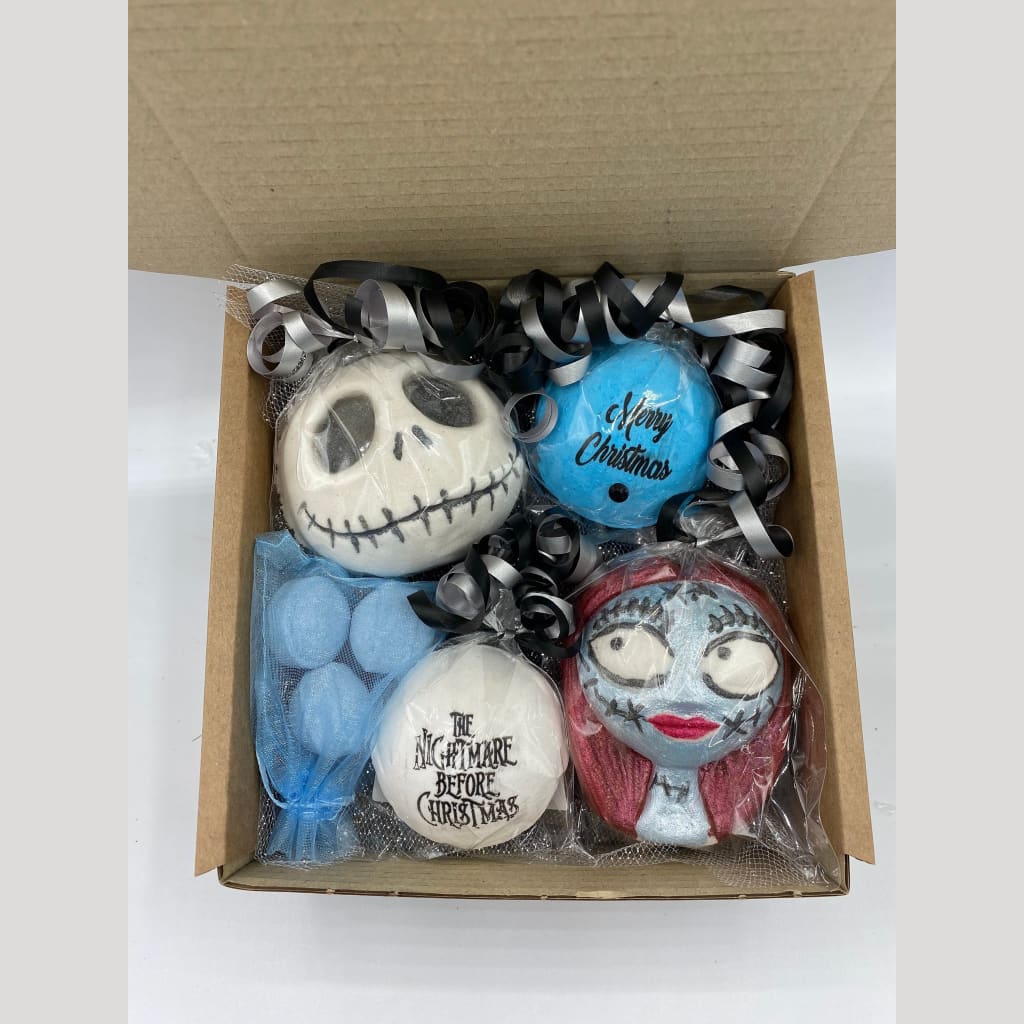 Jack and Sally Christmas Bath Bomb Gift Set - bath bombs