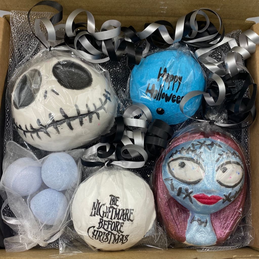 Jack and Sally Halloween Bath Bomb Gift Set - Halloween