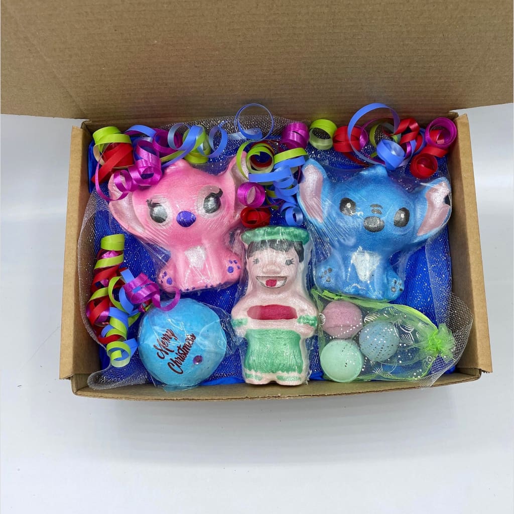 Ohana Christmas Bath Bomb Gift Set - Christmas bath bombs