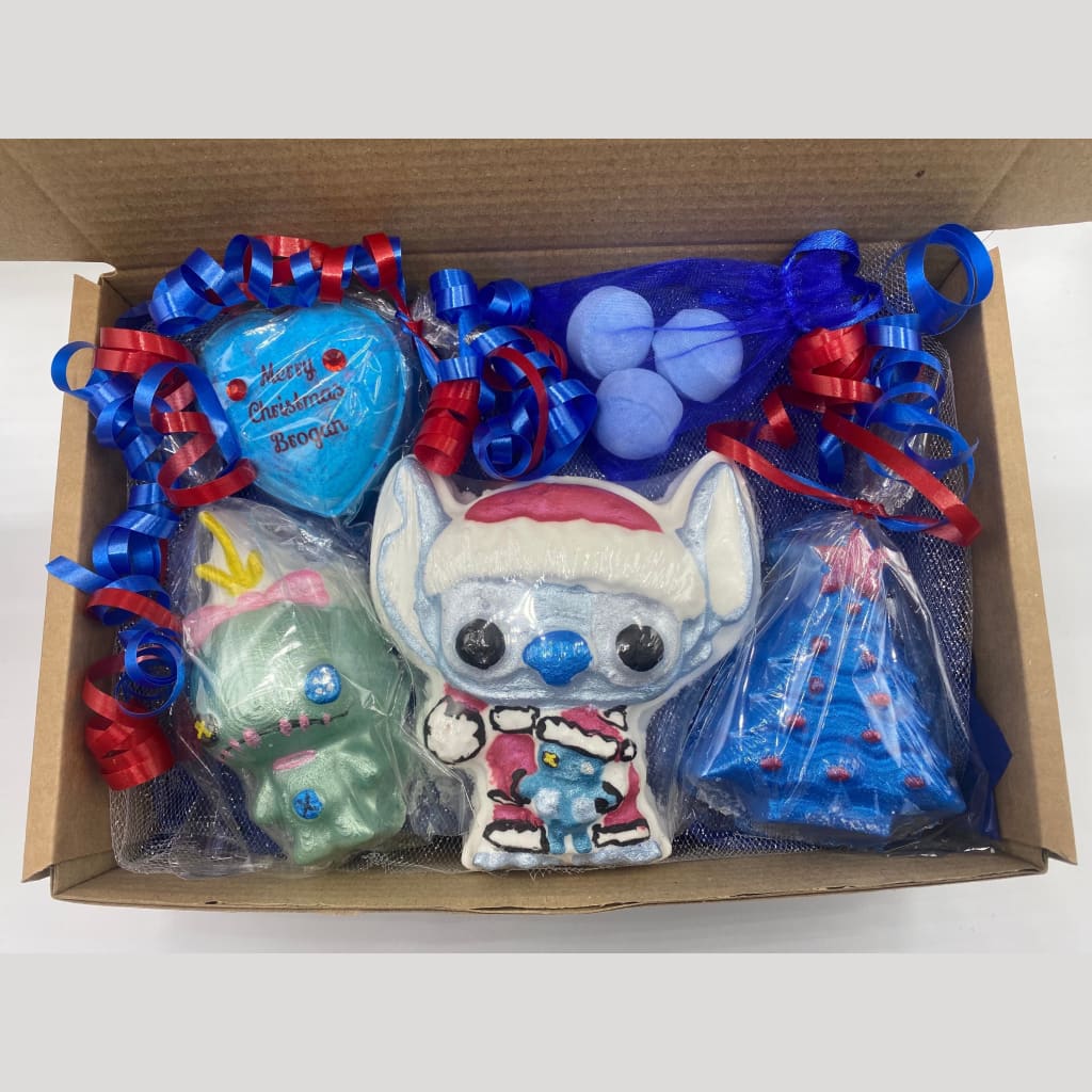 Stitch Christmas Bath Bomb Gift Set - Christmas bath bombs