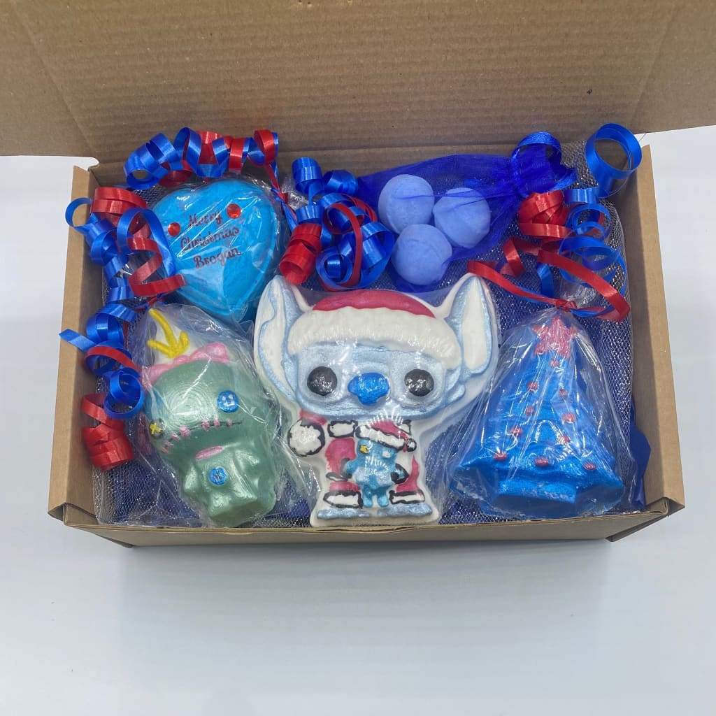 Stitch Christmas Bath Bomb Gift Set - Christmas bath bombs