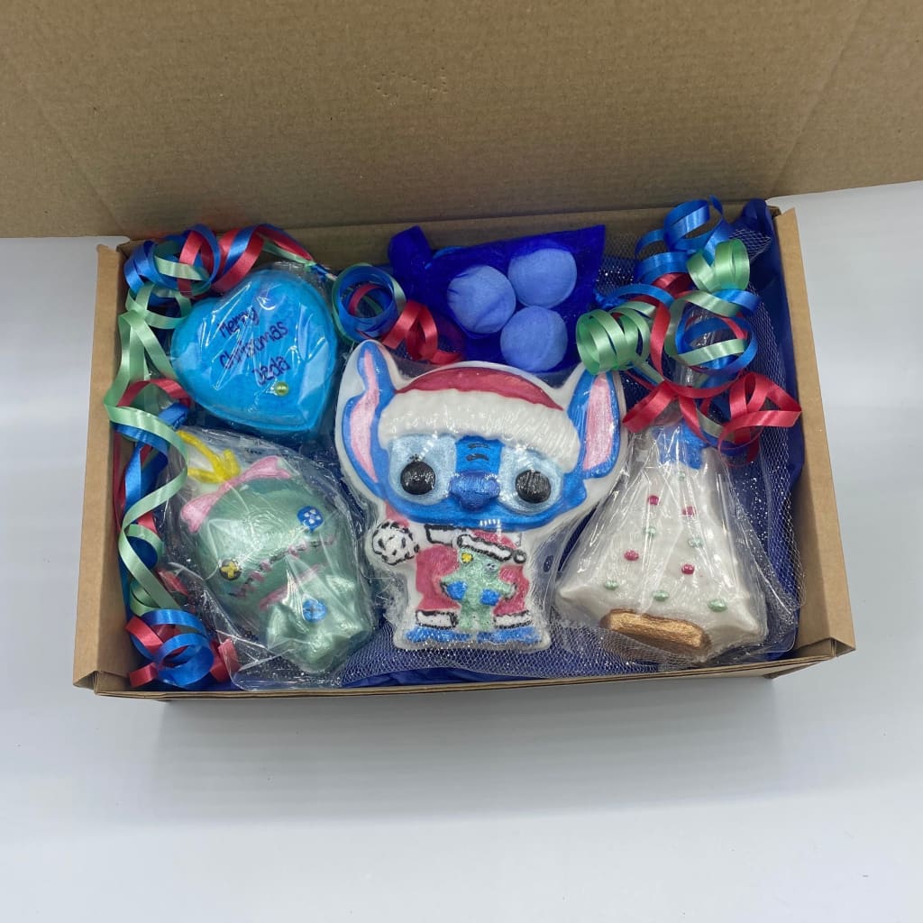 Stitch Christmas Bath Bomb Gift Set - Christmas bath bombs