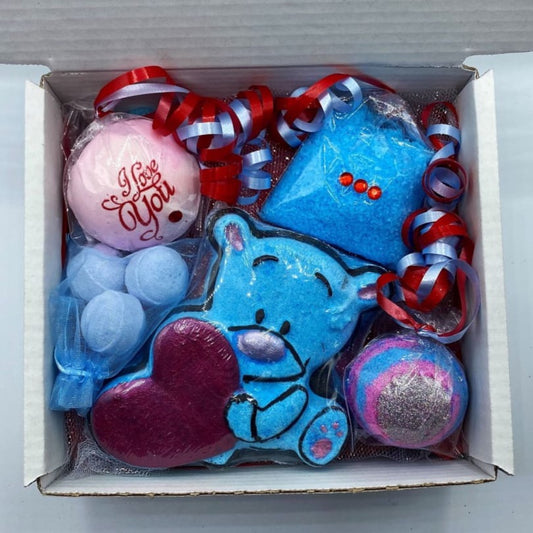 Teddy Valentines Bath Bomb Gift set