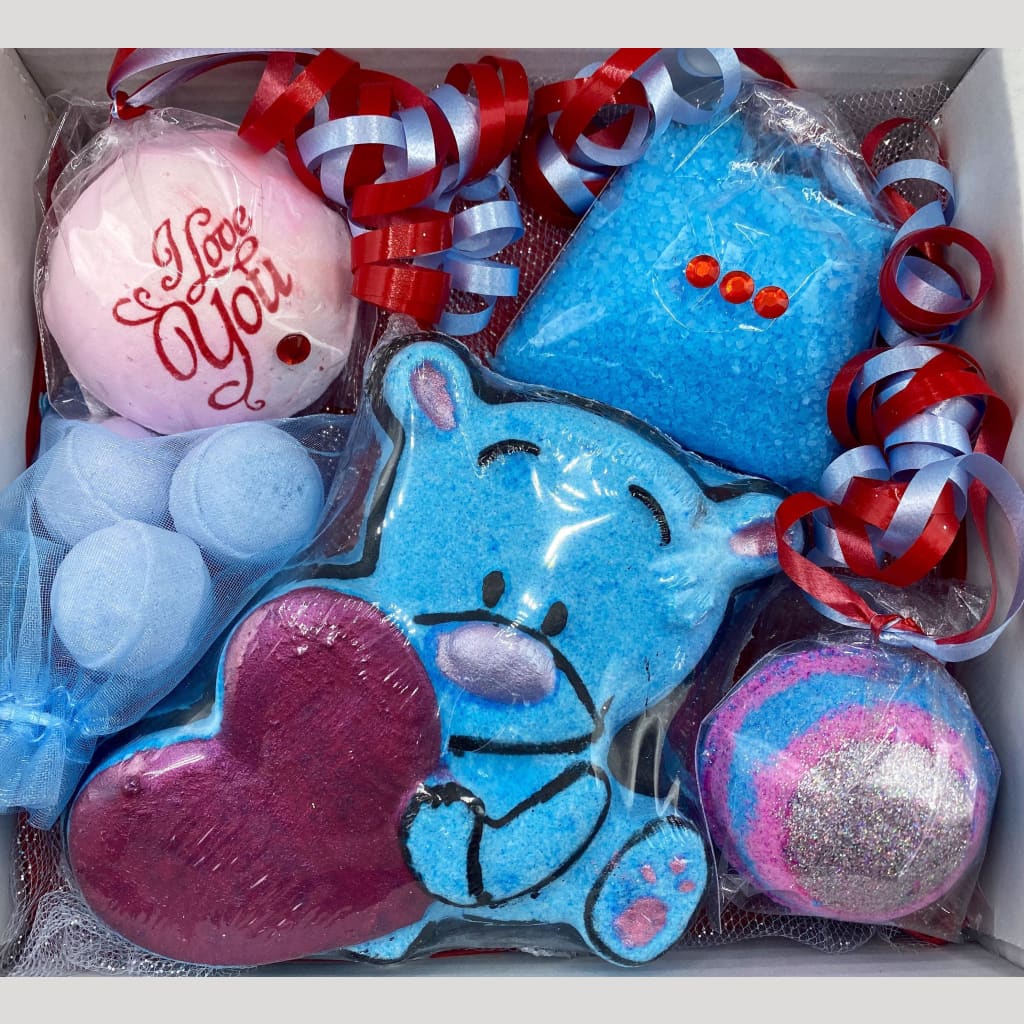 Teddy Valentines Bath Bomb Gift set