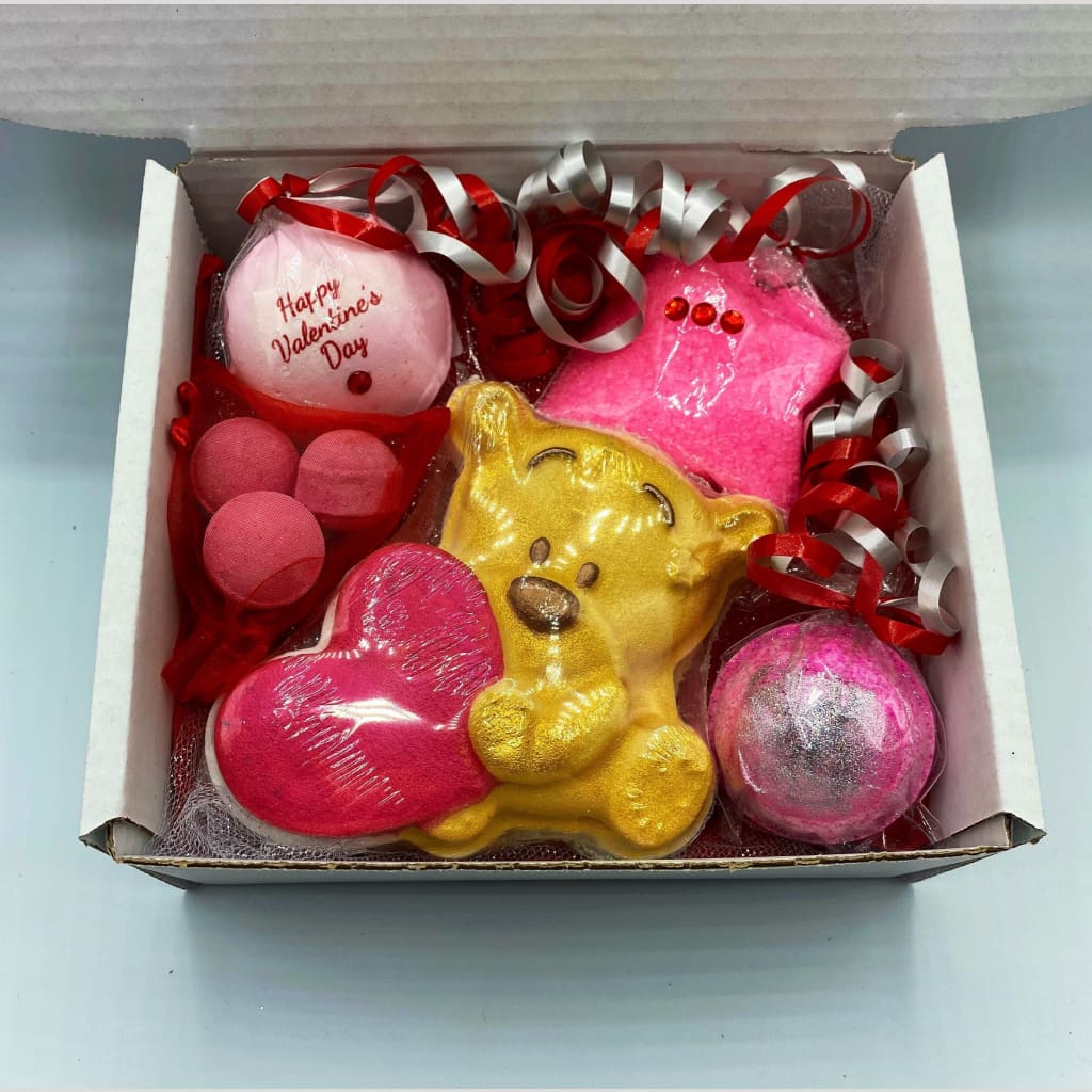 Teddy Valentines Bath Bomb Gift set