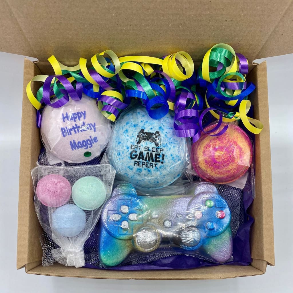 The gamers bath bomb gift set - Gamer birthday