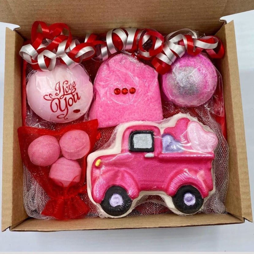 Truck load of Love Valentines Bath Bomb Gift set