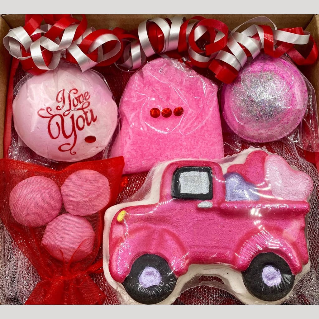 Truck load of Love Valentines Bath Bomb Gift set