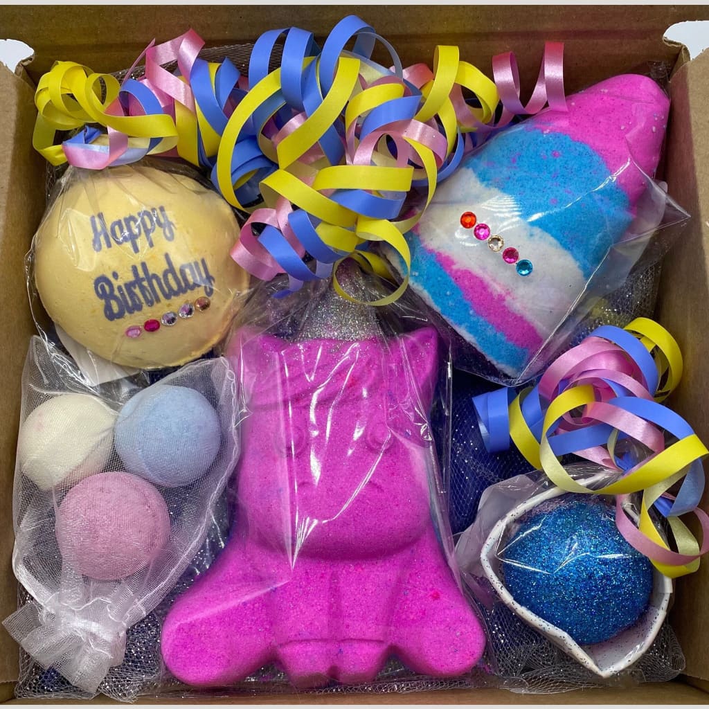 Unicorn miss you or Happy Birthday gift set - Birthday