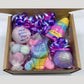 Unicorn miss you or Happy Birthday gift set - Birthday