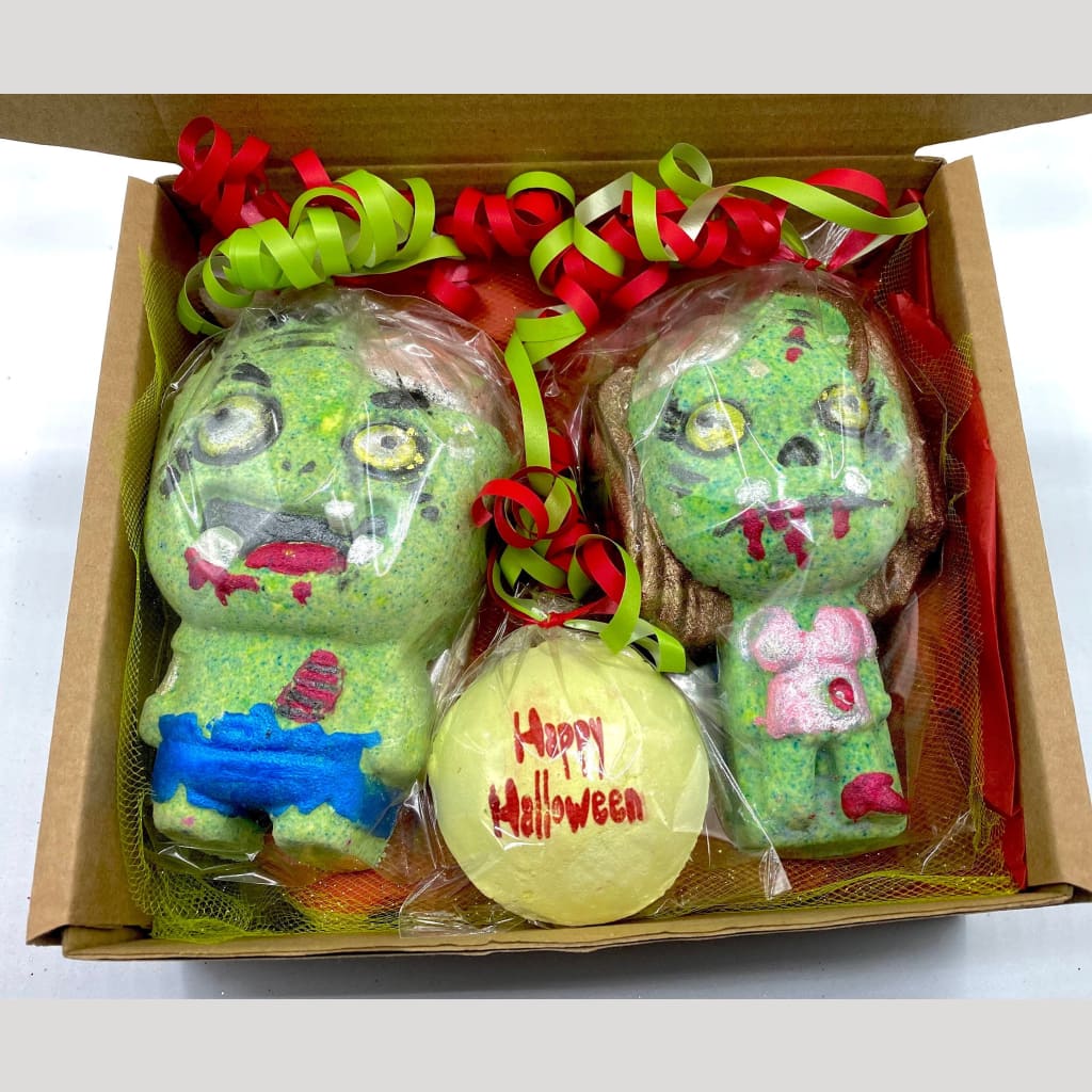 Zombie Halloween Bath Bomb Gift Set